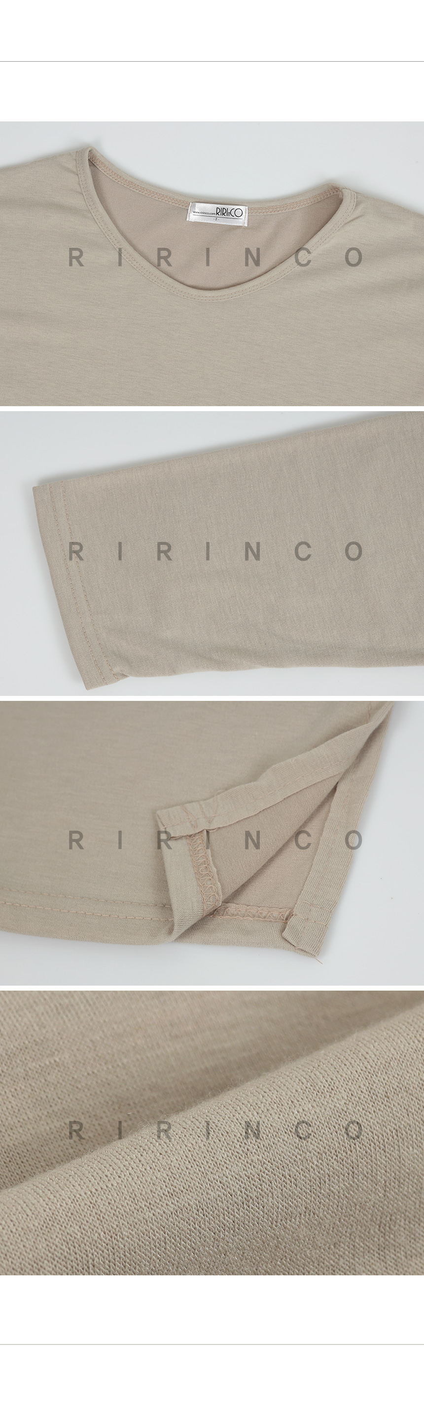 리리앤코 만능핏 긴팔 라운드넥 티셔츠